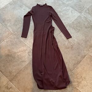 LIONESS Long Sleeve Dress in Deep Brown brand new without tags